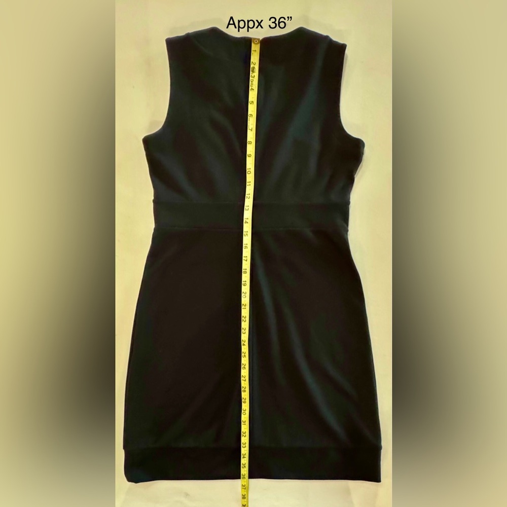 BANANA REPUBLIC Black Dress with Gold & Stone Accents (6) - Picture 13 of 17